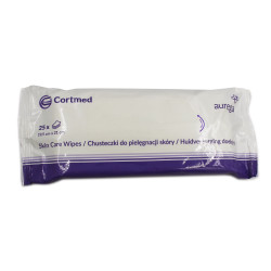 SCW25 Chusteczki Do Pielęgnacji Skóry Wokół Stomii Aurega Skin Care Wipes 19x,5x21cm 25szt. Cortmed