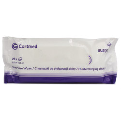 SCW25 Chusteczki Do Pielęgnacji Skóry Wokół Stomii Aurega Skin Care Wipes 19x,5x21cm 25szt. Cortmed