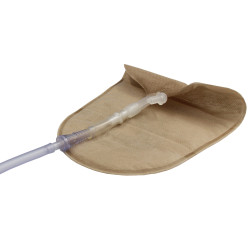 AUFL115 Worek Urostomijny Jednoczęściowy 15-60mm Aurega 1 Urostomy Beżowy Cortmed