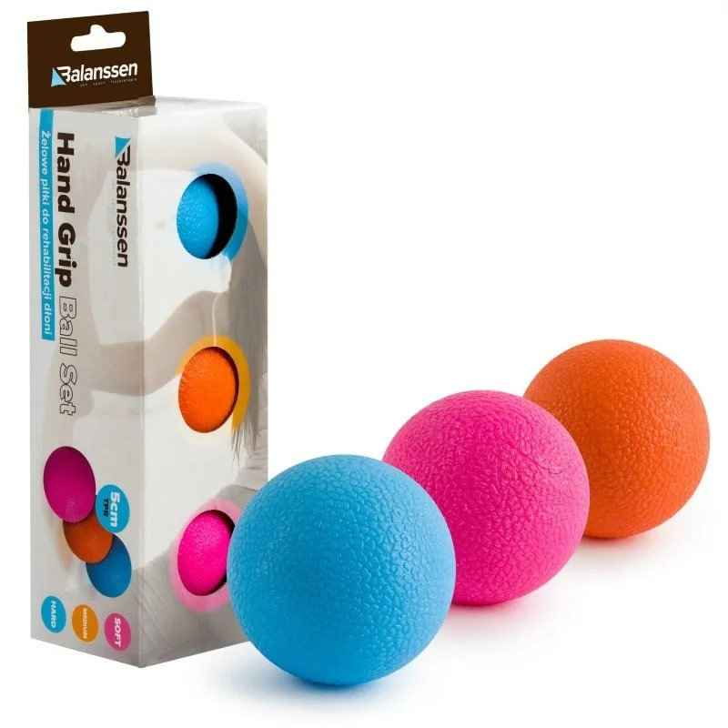 Żelowa Piłka Masująca Antystresowa Piłeczka Hand Grip Ball Balanssen