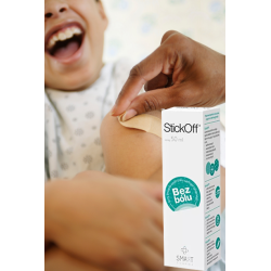 SOS050 Spray Do Usuwania Przylepców, Plastrów, Opatrunków i Kleju z Ciała 50 ml Stickoff Spray