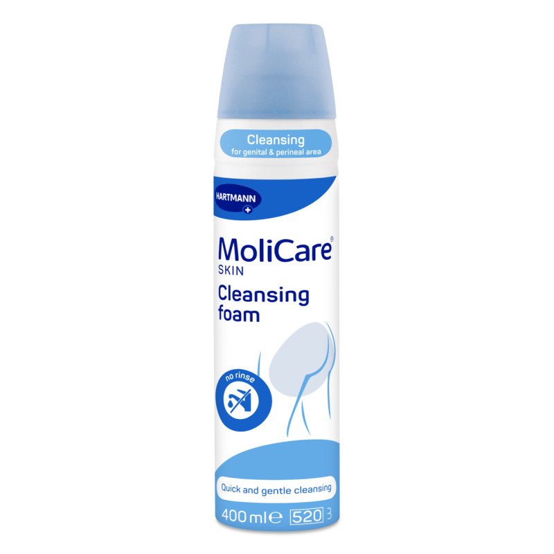 MoliCare Skin pianka do oczyszczania skóry bez użycia wody 400 ml