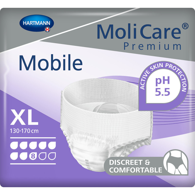 MoliCare Premium Mobile 8K majtki chłonne dla osób starszych wciągane