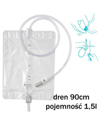 050620 Worek Conveen Do Zbiórki Moczu Dren 90cm, pojemność 1,5l Coloplast