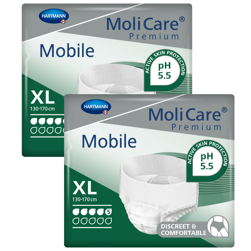 MoliCare Premium Mobile 5K majtki chłonne wciągane na nietrzymanie moczu