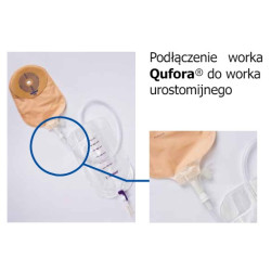 11061901 Worek Do zbiórki Moczu 0,35 L Dren 30 cm Leg Bag Premium Przezroczysty MBH QUFORA