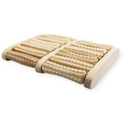 Drewniany Masażer Do Stóp i Dłoni Siedmiorzędowy 14 Rolek ms-07 Tylmax