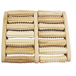 Drewniany Masażer Do Stóp i Dłoni Siedmiorzędowy 14 Rolek ms-07 Tylmax