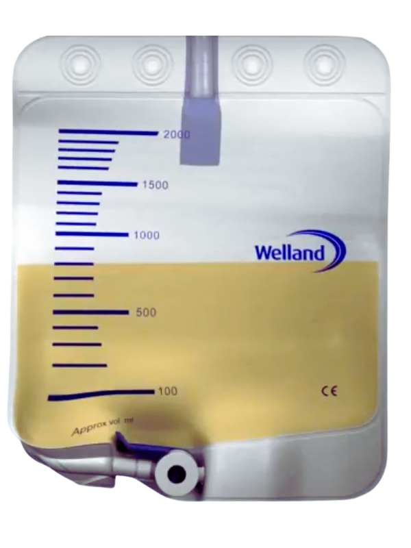 ND700 Worek Do Zbiórki Moczu Na Noc 2000ml dren 118 cm Welland