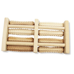 Drewniany Masażer Do Stóp i Dłoni Czterorzędowy 8 Rolkowy ms-04 a Tylmax