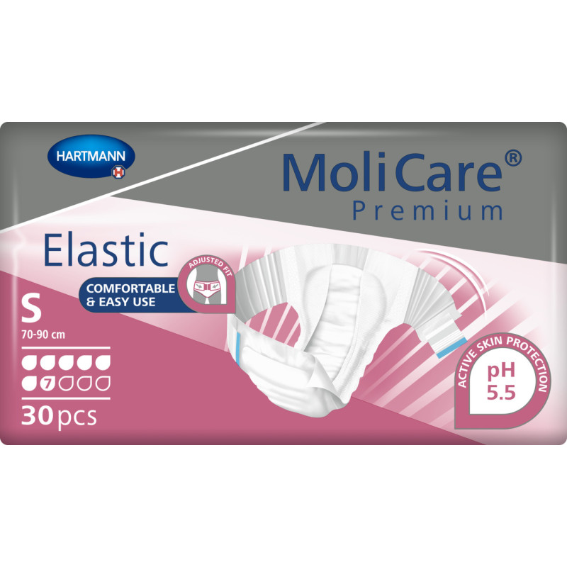 MoliCare Premium Elastic 7K pampersy dla dorosłych na nietrzymanie moczu i kału