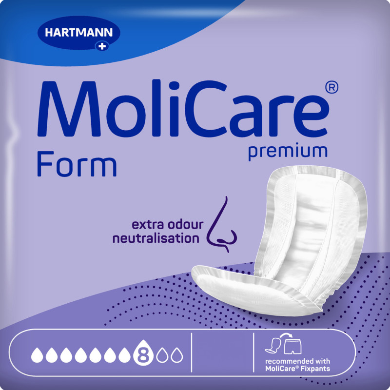 MoliCare Premium Form 8K pieluchy wkłady anatomiczne bardzo chłonne