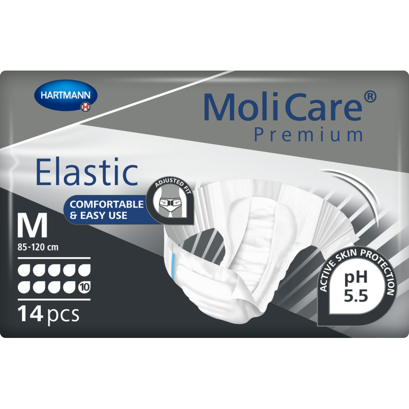 MoliCare Premium Elastic 10K pieluchomajtki dla osób leżących na noc