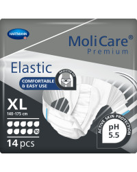 MoliCare Premium Elastic 10K pieluchomajtki dla osób leżących na noc