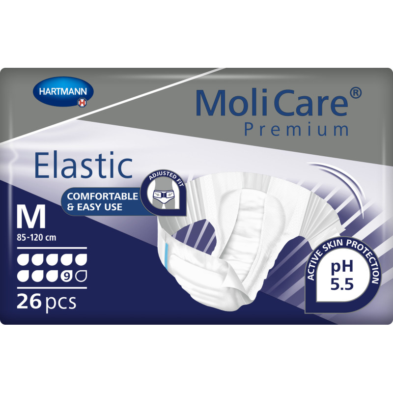 MoliCare Premium Elastic 9K pampersy dla osoby leżącej bardzo chłonne