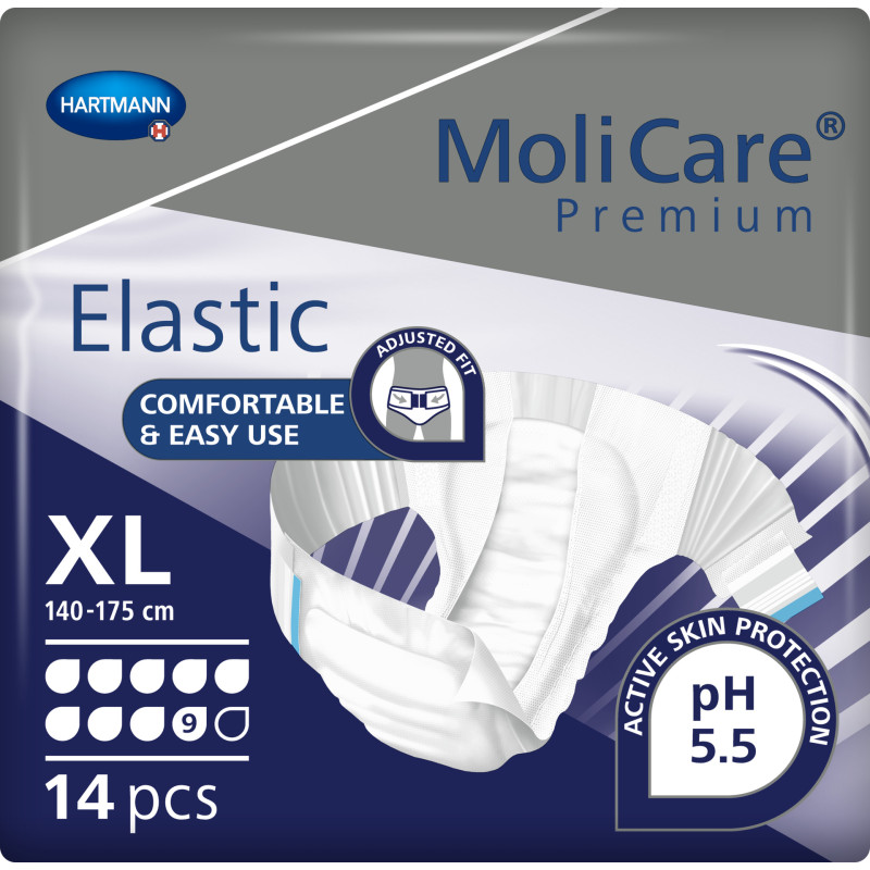 MoliCare Premium Elastic 9K pampersy dla osoby leżącej bardzo chłonne