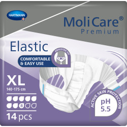 MoliCare Premium Elastic 8K pieluchomajtki na rzepy dla seniora