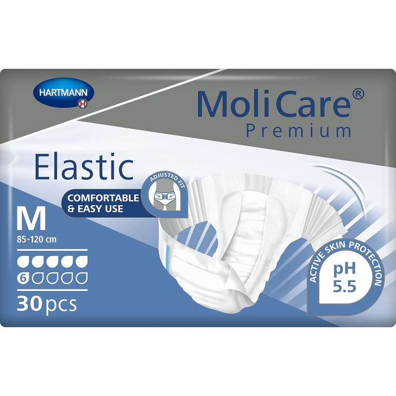 MoliCare Premium Elastic 6K pieluchomajtki zapinane na rzepy