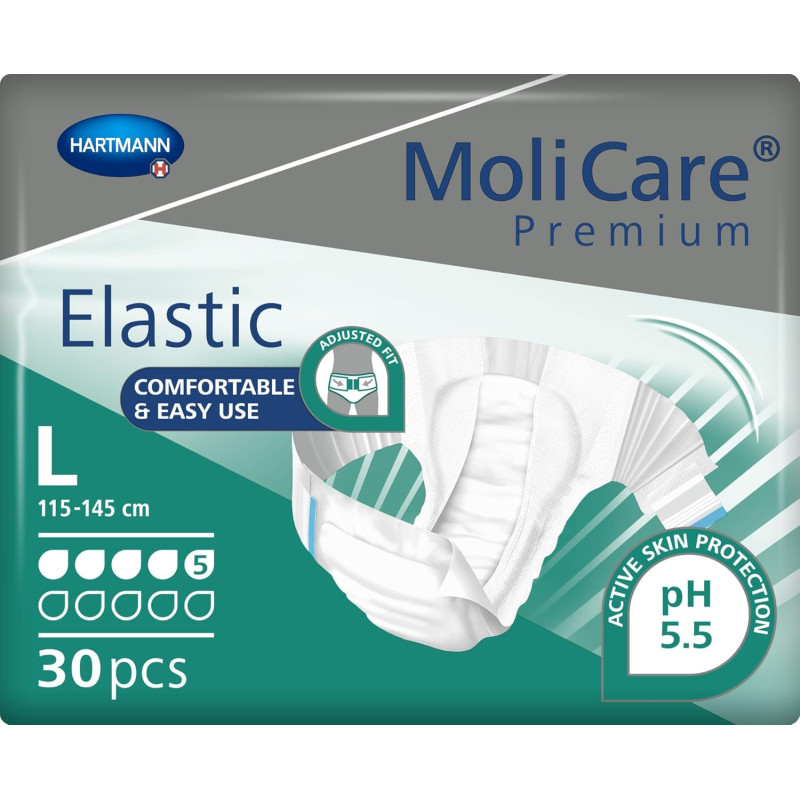 MoliCare Premium Elastic 5K pieluchy na rzepy dla osób dorosłych