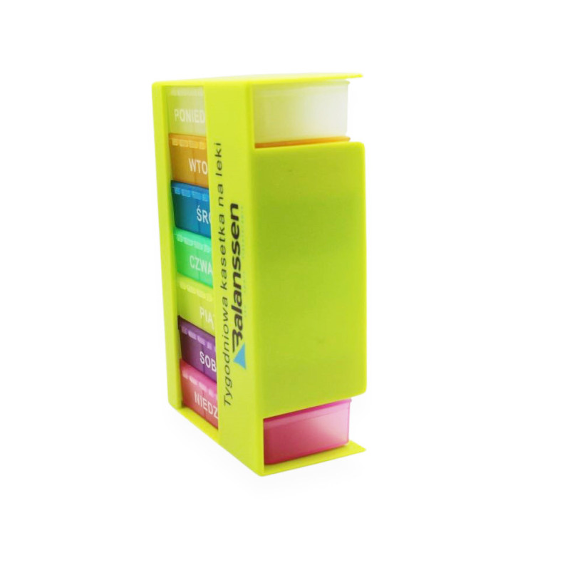 Kasetka Pojemnik Na Leki Wieża Tygodniowa 3 Dawki Balanssen