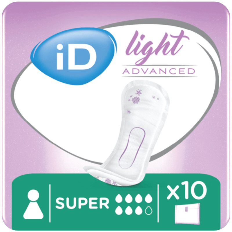 iD Light Advanced Super wkłady urologiczne do bielizny damskie na mocz