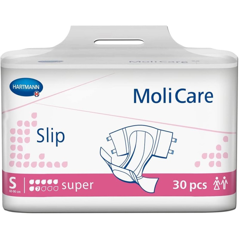 Pieluchomajtki MoliCare Premium Slip Super 7K Dla Dorosłych Zapinane Na rzep