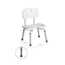 Krzesło prysznicowe z wycięciem „U” AR-208 ARmedical