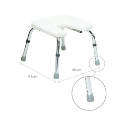Taboret prysznicowy z wycięciem „U” AR-209 ARmedical