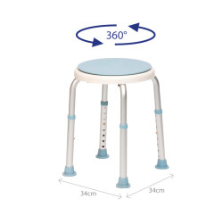 Taboret prysznicowy okrągły – obrotowy AR-201A ARmedical