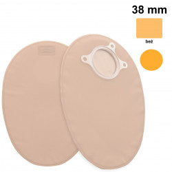 416403 Worek Kolostomijny 38mm Średni Z Filtrem Natura 2-cz Zamknięty ConvaTec