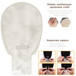 X1D1N336213 Worek Jednoczęściowy Ileostomijny Aurum Plus Soft Convex Przeźroczysty 13-35 mm Maxi 600 ml Miód Manuka Welland