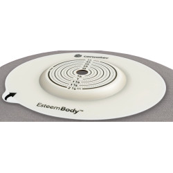 423673 Worek Stomijny 1-częściowy Esteem Body Zamknięty 10-45 mm Szary z Okienkiem Convex 7,0 mm 410 ml V1