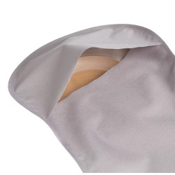 423669 Worek Kolo Jednoczęściowy Esteem Body Zamknięty 10-45 mm Szary z Okienkiem Convex 3,5 mm 410 ml V1