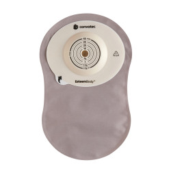 423669 Worek Kolo Jednoczęściowy Esteem Body Zamknięty 10-45 mm Szary z Okienkiem Convex 3,5 mm 410 ml V1