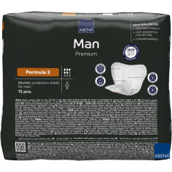Męskie Wkładki Higieniczne Abena Man Formula 2 Średnie Nietrzymanie Moczu 700 ml Męskie Wkładki Higieniczne Abena Man Formula 2 Średnie Nietrzymanie Moczu 700 ml