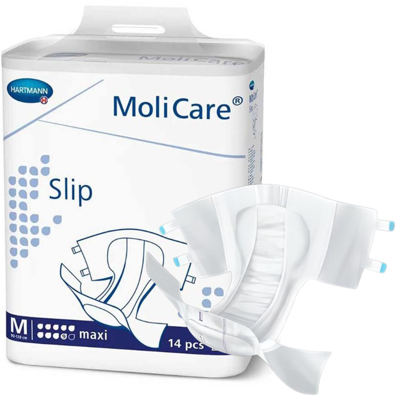 Pieluchomajtki MoliCare Premium Slip Maxi 9K Pampersy Dla Osoby Leżącej Bardzo Chłonne