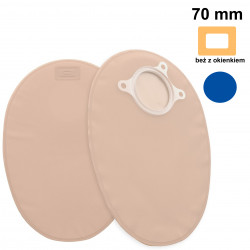 421798 Worek Natura+ Średni Zamknięty Dwuczęściowy 70mm ConvaTec