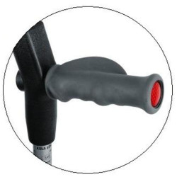 Kula łokciowa 04/MR.E z pojedynczą regulacją wysokości i stałą podpórką Mikirad