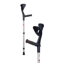 Kula łokciowa 04/MR M Mikirad z pojedynczą regulacją wysokości, stałą podpórką i miękkim uniwersalnym uchwytem