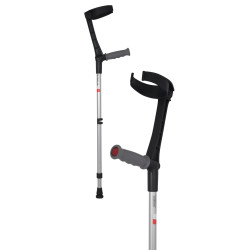 Kula łokciowa 05/MR.M z miękkim uchwytem, regulacją wysokości i odchylaną podpórką Mikirad