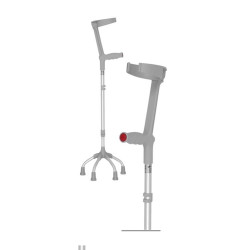 Czwórnóg z uchwytem kuli rehabilitacyjnej 16/MR.KŁ.05 Mikirad