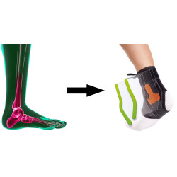 Orteza stawu skokowego Orliman EST-090