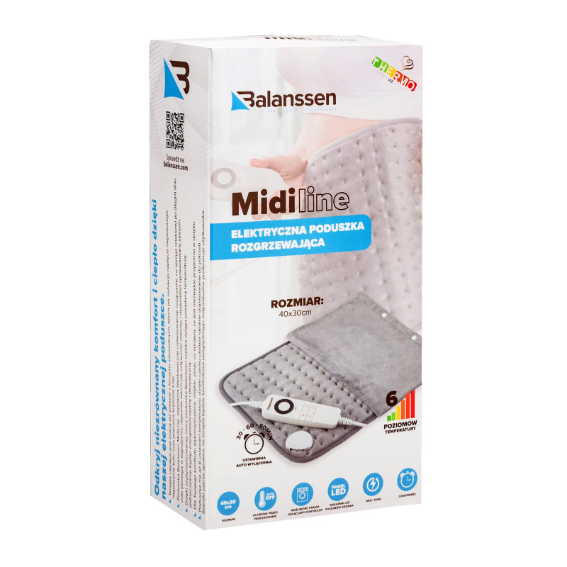 Poduszka Rozgrzewająca Elektryczna Balanssen Midiline