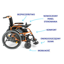 Elektryczny Wózek Inwalidzki Electric-TIM I Timago – Duże Koła, Bezpieczeństwo w Każdym Terenie