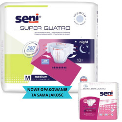 Super Seni Quatro pieluchomajtki na rzepy dla seniora