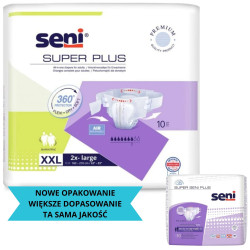 Super Seni Plus pieluchomajtki dla dorosłych zapinane na rzepy
