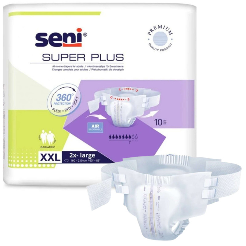 Super Seni Plus pieluchomajtki dla dorosłych zapinane na rzepy