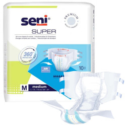 Super Seni pieluchomajtki na rzepy dla seniora Super Seni pieluchomajtki na rzepy dla seniora