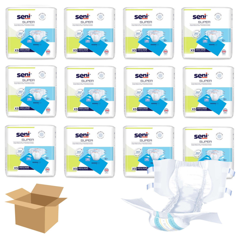 Super Seni pieluchomajtki na rzepy dla seniora