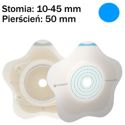 185100 Płytka Stomijna SenSura Mio Concave Click 50/10-45mm Wypukła Z Uszkami Do Paska Coloplast